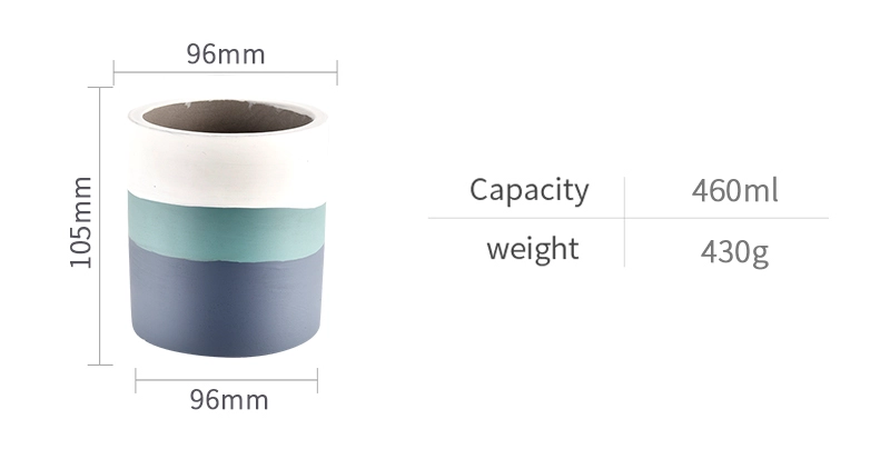 Concrete Ceramic Candle Jar Candlestick For Birthday Party Dining Customized Concrete Ceramic Candle Jar Candlestick For Birthday Party Dining Customized