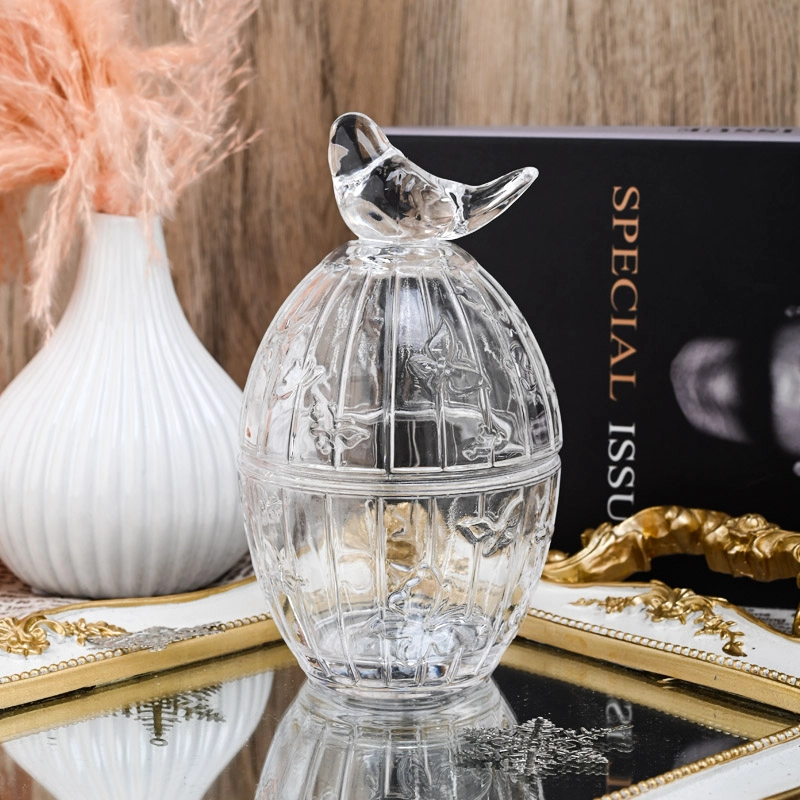 200ml Glass Candle Jar With Lids Unique Glass Containers For Candle Making