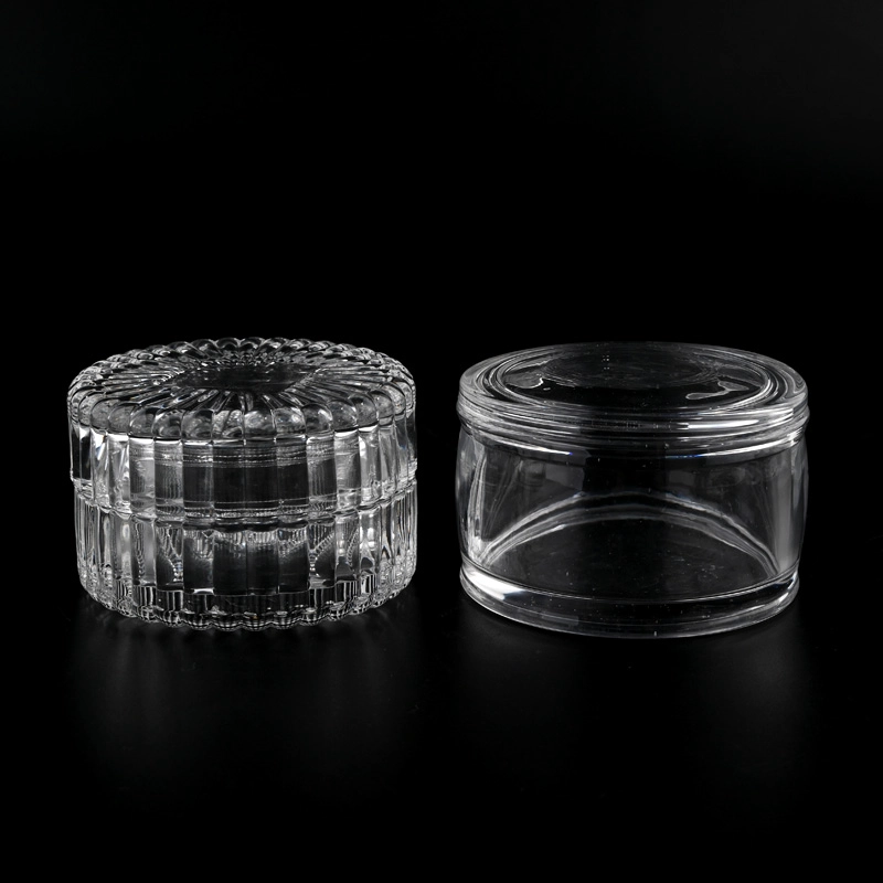 Macaron Glass Candle Jar With Lids 95ml Votive Glass Candle Holder With Lids Macaron Glass Candle Jar With Lids 95ml Votive Glass Candle Holder With Lids