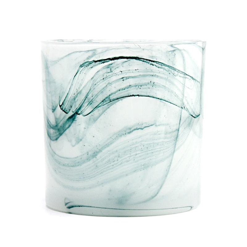 handmade Glass Candle jar empty candle vessels for candle making