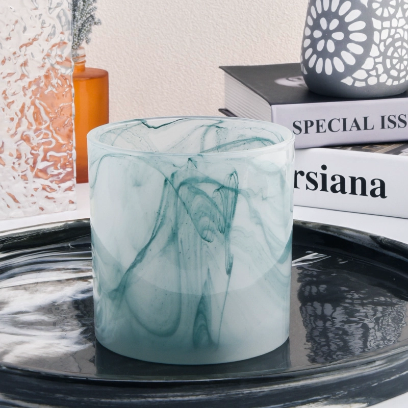 handmade Glass Candle jar empty candle vessels for candle making