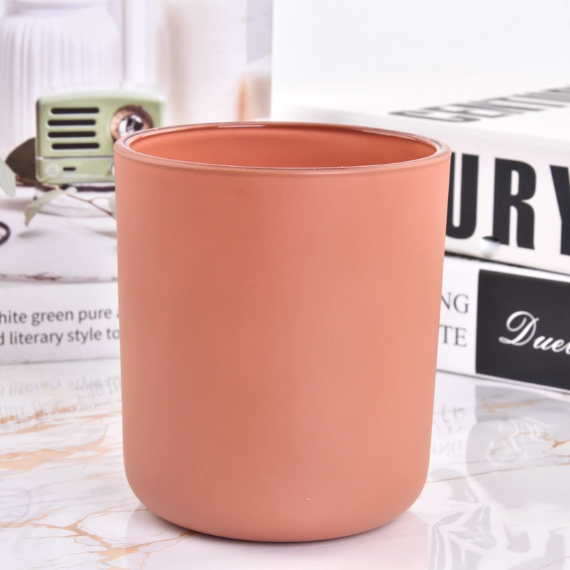 18oz glass jar for candles with round bottom supplier