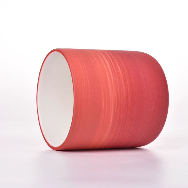 Classic Cylinder Ceramic Candle Jars Wholesale in China Classic Cylinder Ceramic Candle Jars Wholesale in China