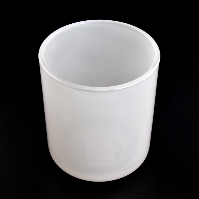 Classic White Glass Candle Jars Wholesale Classic White Glass Candle Jars Wholesale