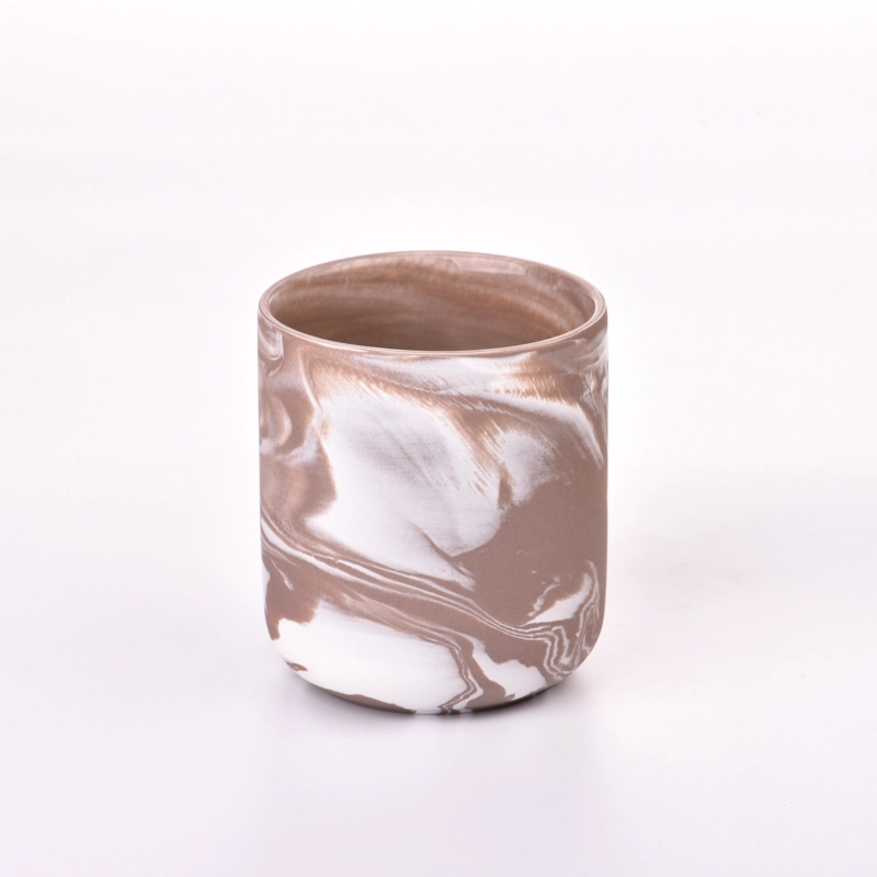 ceramic empty candle jars unique luxury candle vessels custom container candle vessel