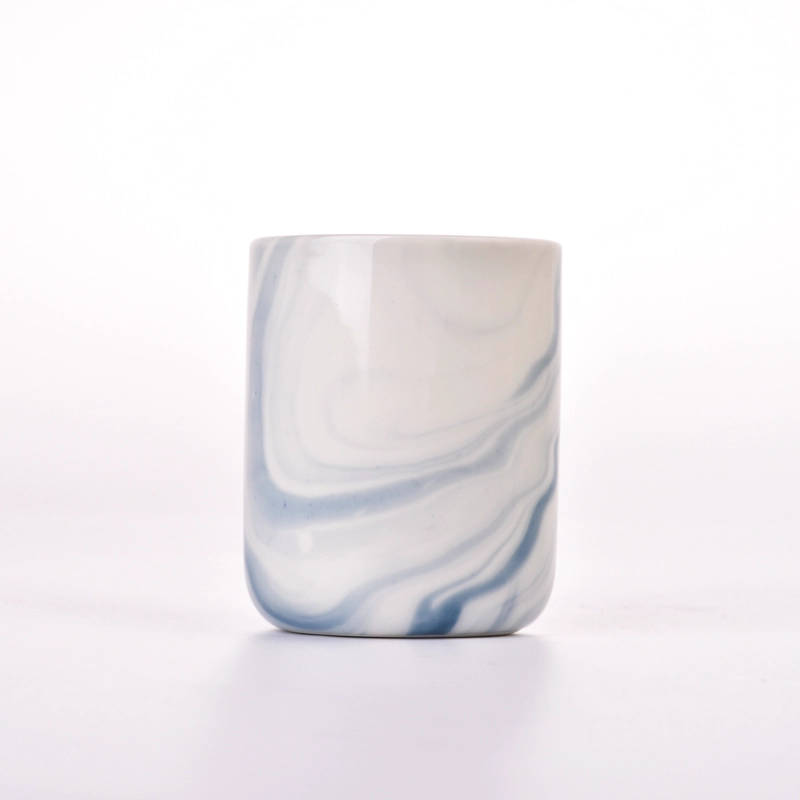 Votive Marble Ceramic Candle Jar with Home Decor Wholesale