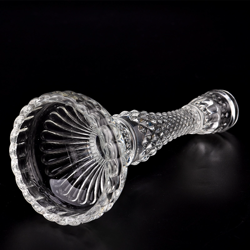 Home Decoration Glass Candlesticks Wholesale