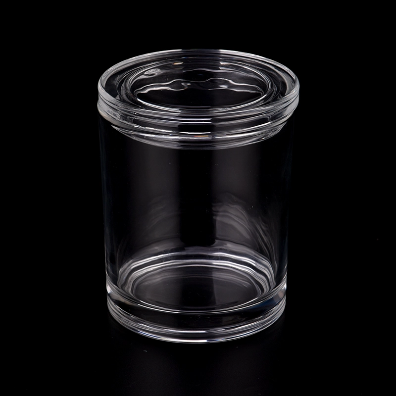 11oz Glass Candle Vessel with Lids Customized Logo Color Glass Candle Jar with Lids 11oz Glass Candle Vessel with Lids Customized Logo Color Glass Candle Jar with Lids