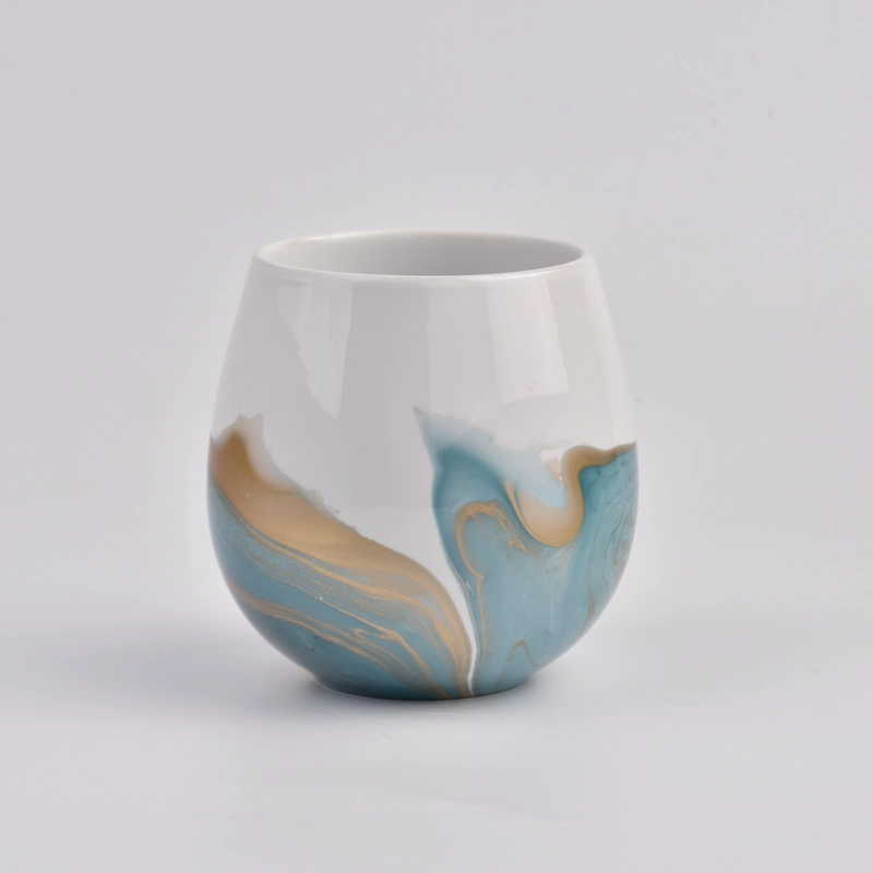 Luxury Ceramic Vessels For Home Decoration Ceramic Candle Vessel Luxury Ceramic Vessels For Home Decoration Ceramic Candle Vessel