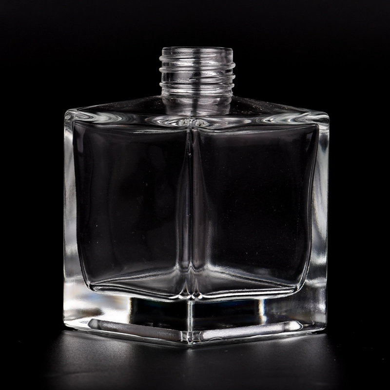 Empty Square 200ml Aromatic Glass Aromatherapy Reed Diffuser Wholesale