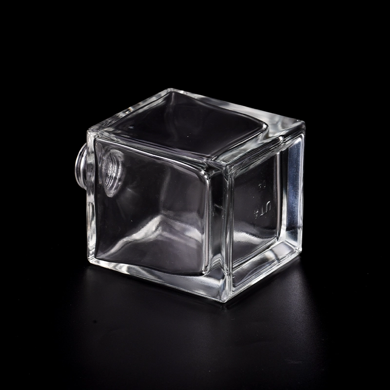 Empty Square 200ml Aromatic Glass Aromatherapy Reed Diffuser Wholesale
