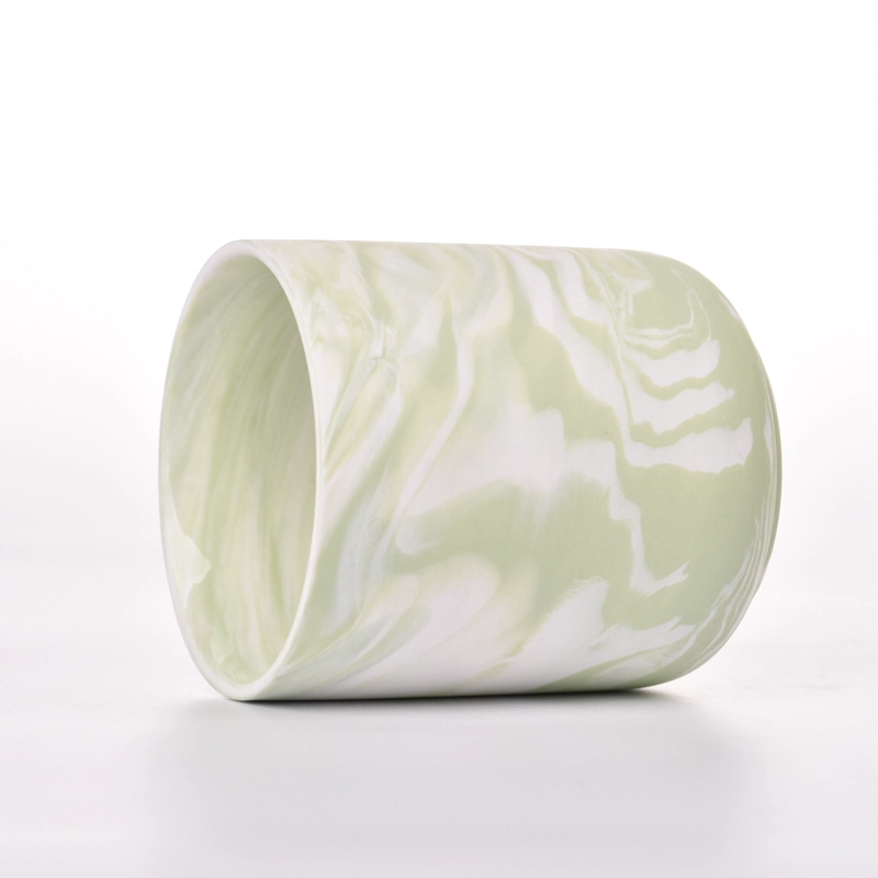 Hot Sale Marble Ceramic Candle Vessels Hot Sale Marble Ceramic Candle Vessels