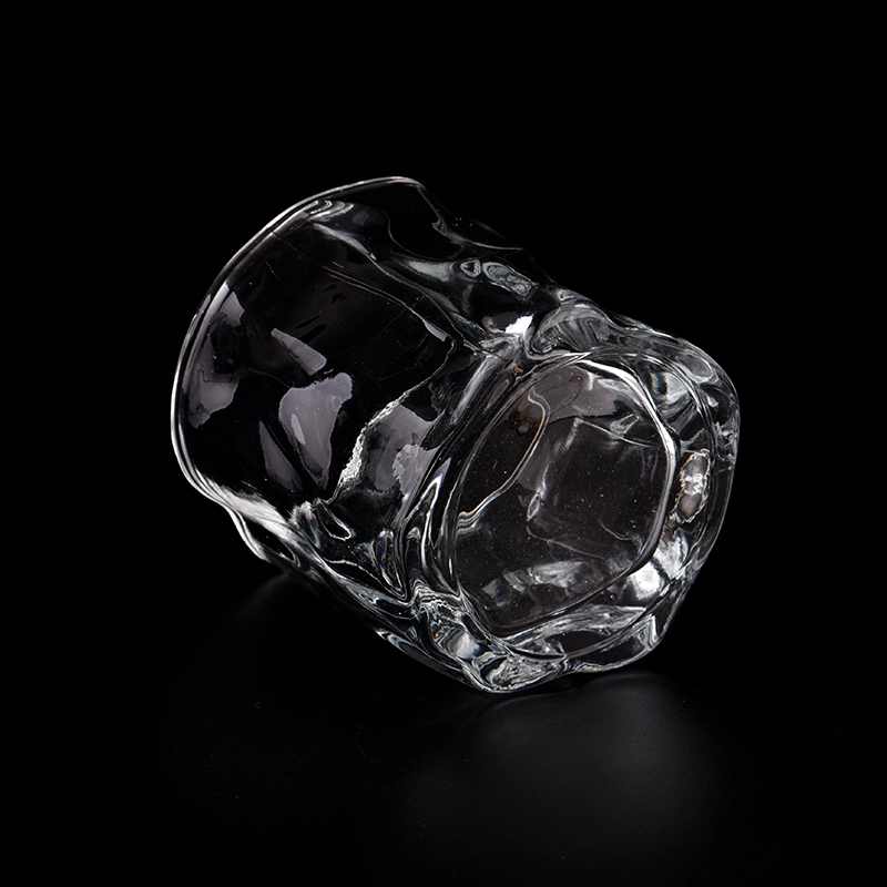 wholesale 200ml new design Glass Candle Vessels with home decor