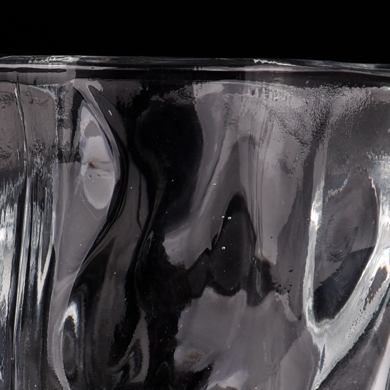 wholesale 200ml new design Glass Candle Vessels with home decor