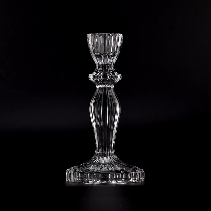 Clear Glass Candlestick Wholesale