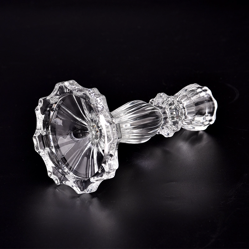 Clear Glass Candlestick Wholesale