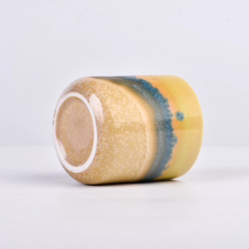 wholesale ceramic empty candle jars unique luxury ceramic candle vessels