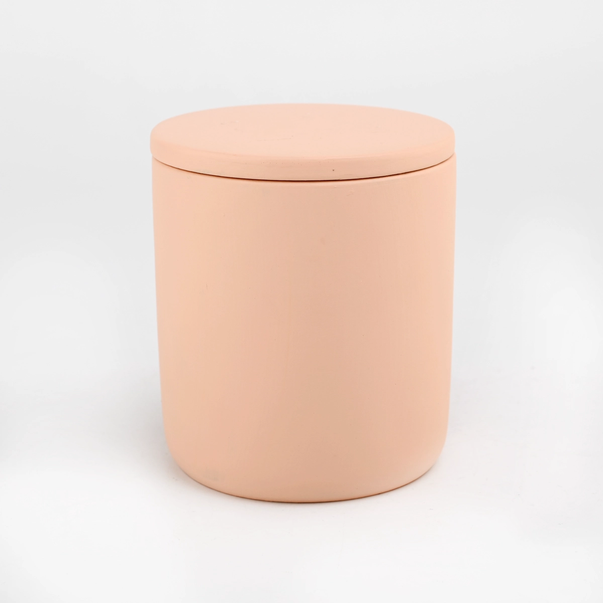Matte Cement Candle Holder With Lids Concrete Candle Vessels Wholesale Matte Cement Candle Holder With Lids Concrete Candle Vessels Wholesale