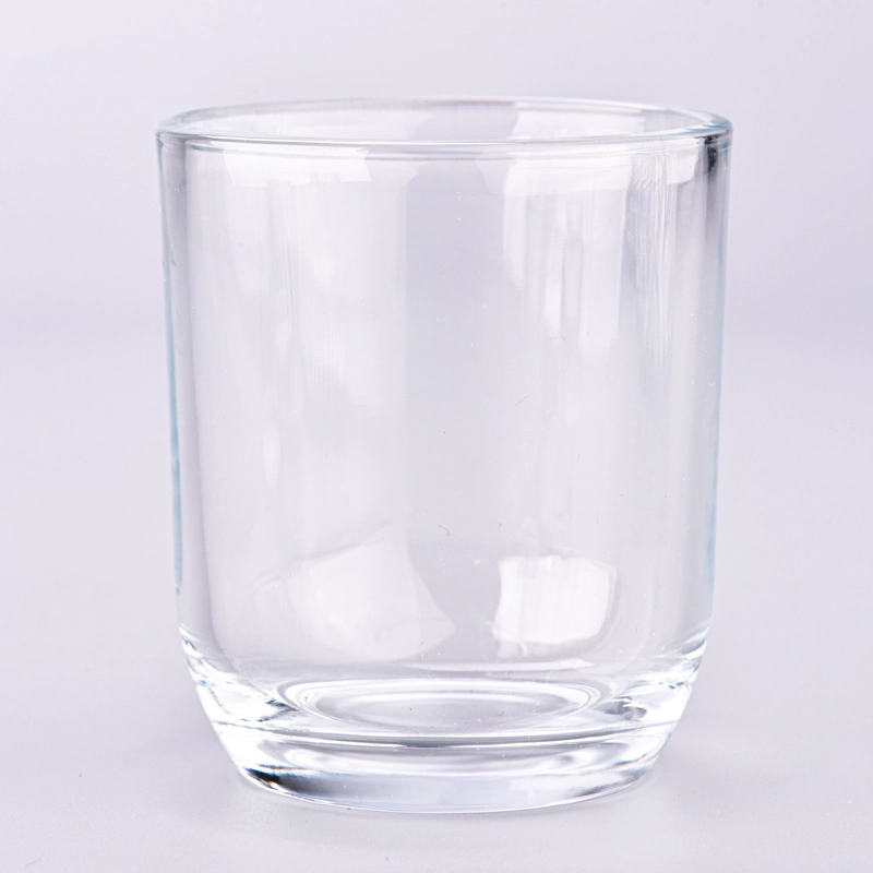 250ml Clear Glass Candle Holders Customized Color Glass Candle Vessels 250ml Clear Glass Candle Holders Customized Color Glass Candle Vessels
