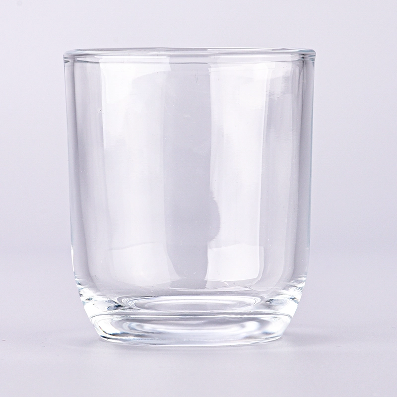 250ml Clear Glass Candle Holders Customized Color Glass Candle Vessels 250ml Clear Glass Candle Holders Customized Color Glass Candle Vessels