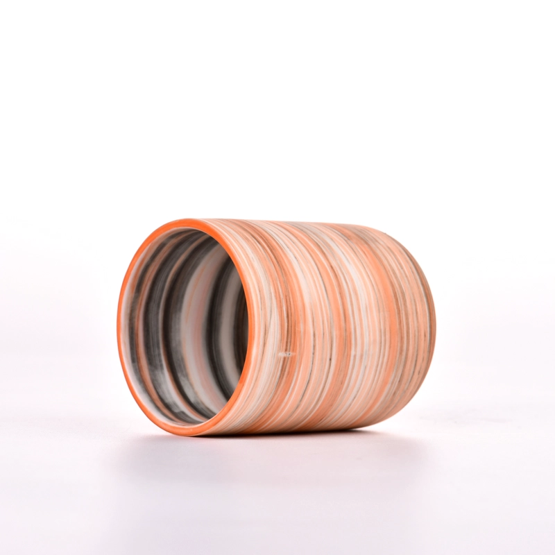 Wholesale empty candle jars for candle making ceramic candle jars for home decor