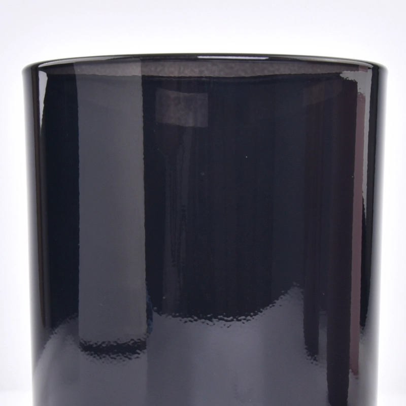 Black Glass Candle Holders 15oz Glass Candle Vessels Black Glass Candle Holders 15oz Glass Candle Vessels