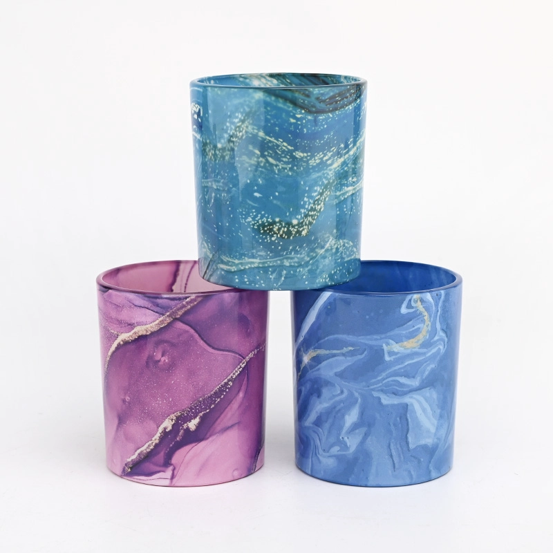 popular empty glass candle jar for candle making wholesale