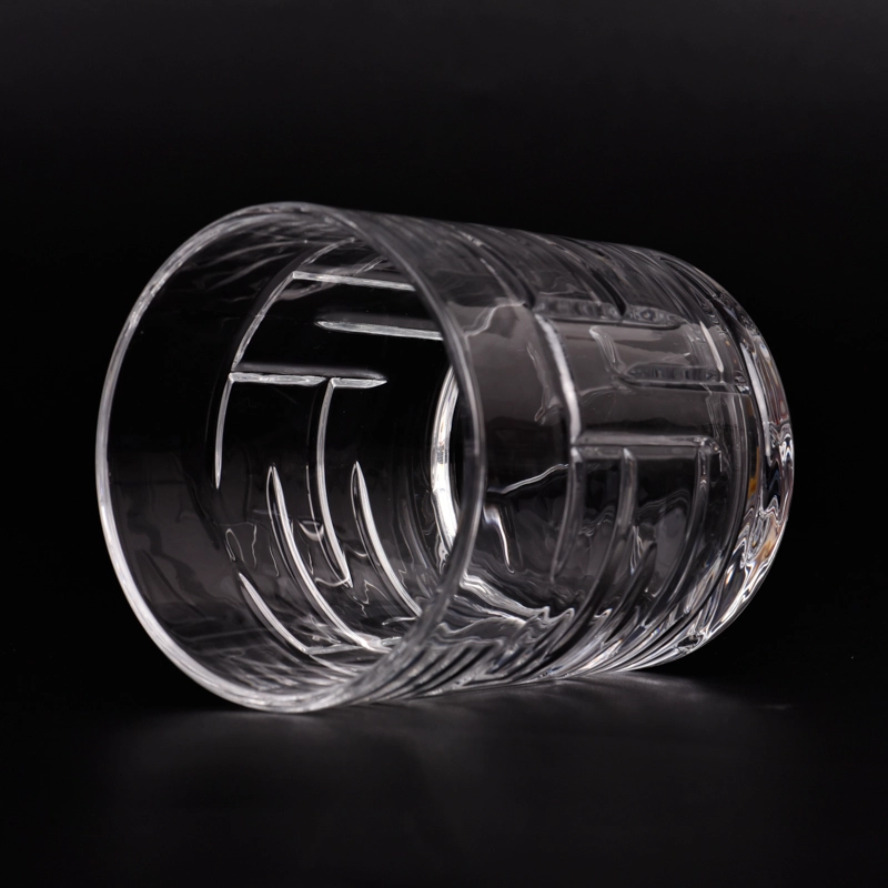 Unique Embossed Pattern Glass Candle Holders Wholesale Unique Embossed Pattern Glass Candle Holders Wholesale