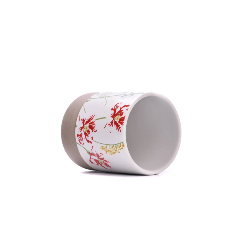 6 oz Custom Ceramic Candle Jar For Candle Making Wholesale