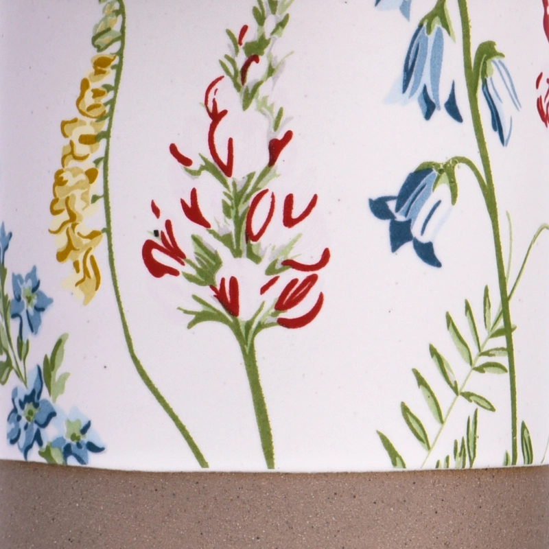 6 oz Custom Ceramic Candle Jar For Candle Making Wholesale