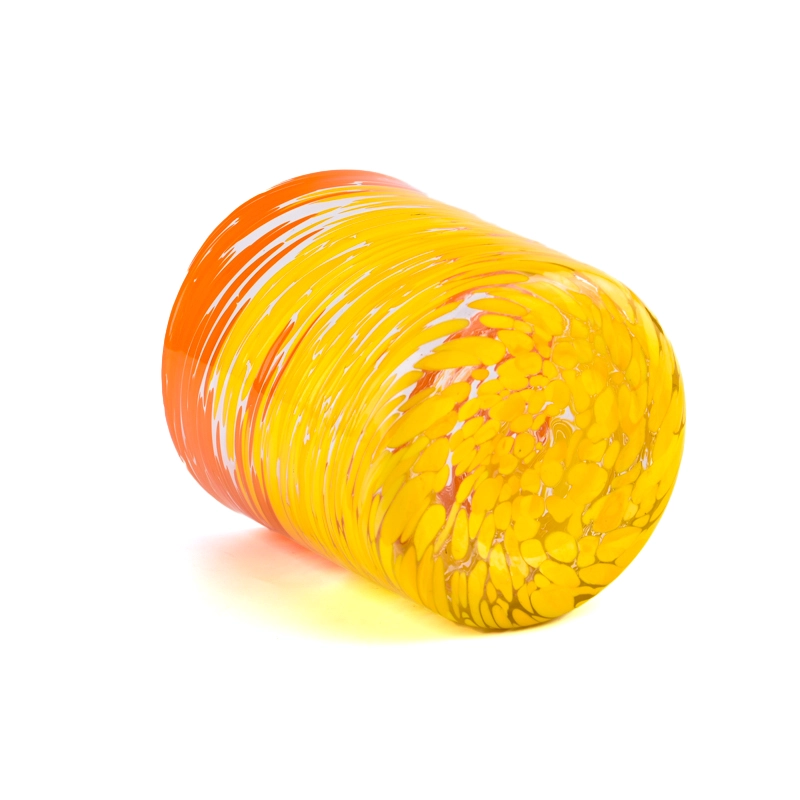 Hand Made Colorful Glass Candle Jars Colored Glass Candle Vessels Wholesale Hand Made Colorful Glass Candle Jars Colored Glass Candle Vessels Wholesale