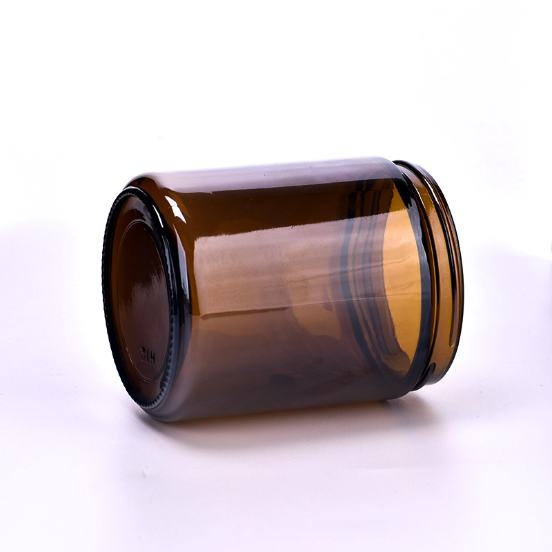 Popular Amber Glass Candle Container Wholesale