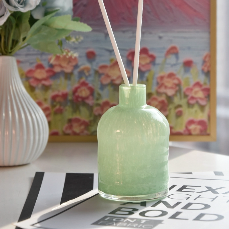 wholesale 200ml round glass aroma reed diffuser bottles