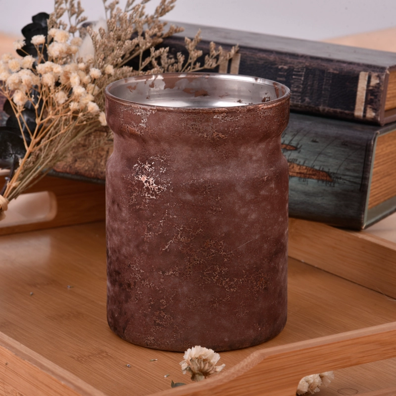 Unique Scruffy Glass Candle Container 800ml Candle Glass Unique Scruffy Glass Candle Container 800ml Candle Glass