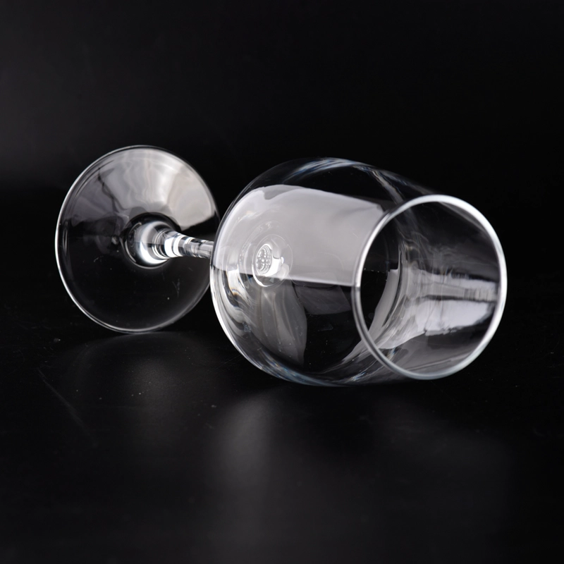 customized 300ml glass wine cup goblet crystal wine glasses sets