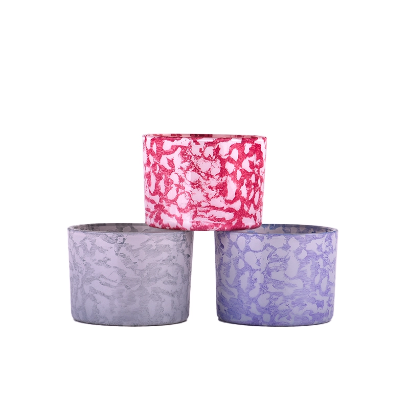 Spring Summer Decoration Glass Candle Vessels Spring Summer Decoration Glass Candle Vessels
