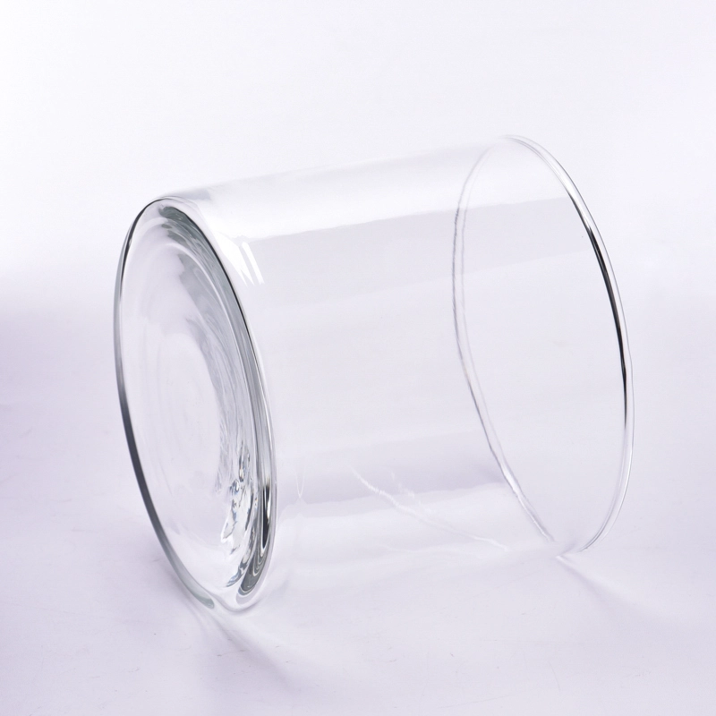 clear thin wall glass candle jars supplier