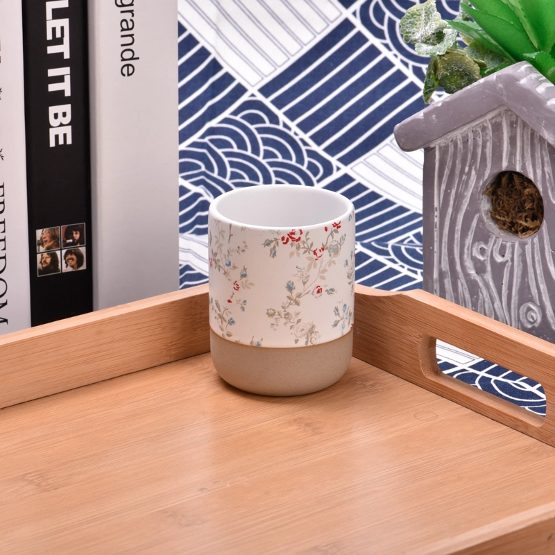 luxury small capacity ceramic candle jars supplier