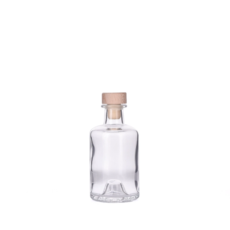 120ml clear glass reed diffuser bottle with stopper wholesale