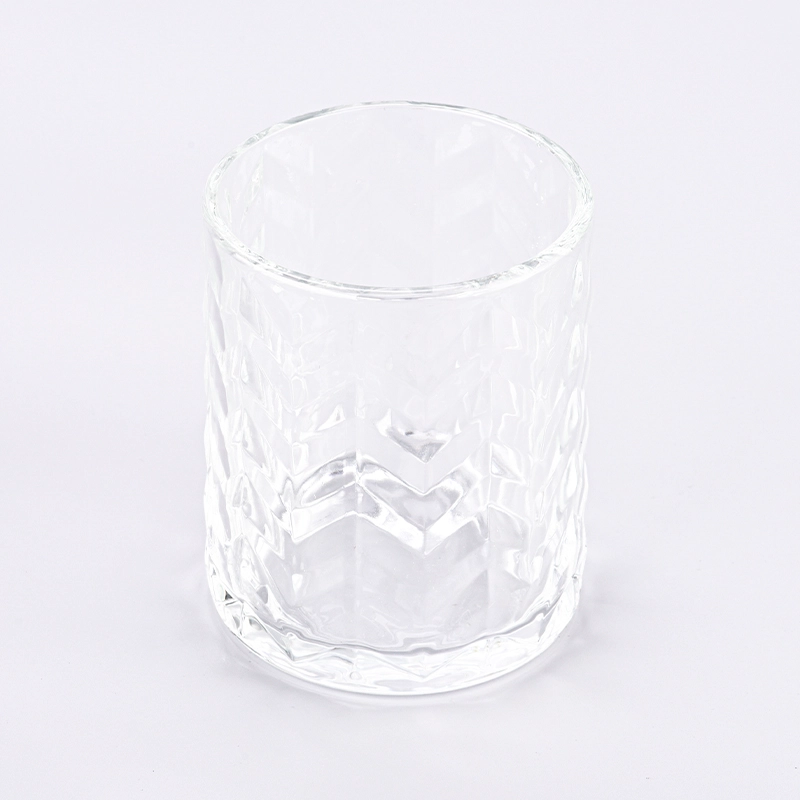 Customized Color GEO Glass Candle Jars Large Glass Candle Vessels 700ml 20oz Candle Glass Customized Color GEO Glass Candle Jars Large Glass Candle Vessels 700ml 20oz Candle Glass