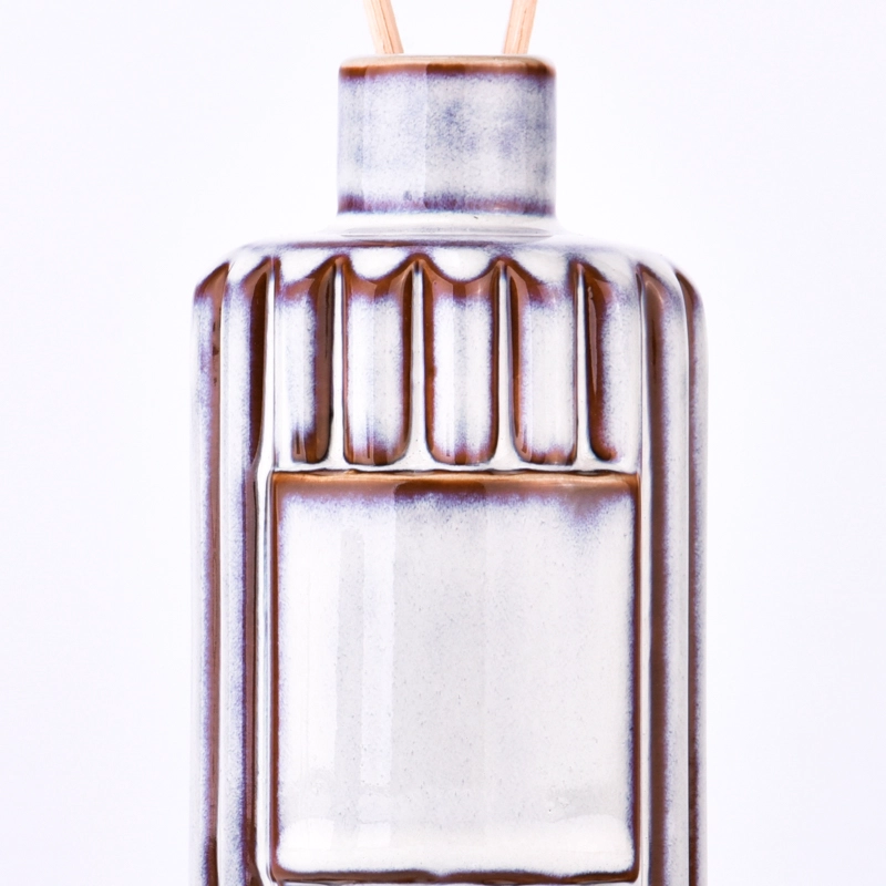 Luxury Cylinder Ceramic reed diffuser with Home Decor