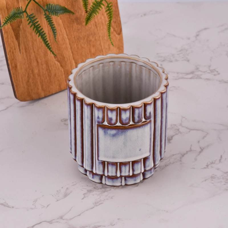 wholesale 10oz 12oz ceramic candle container