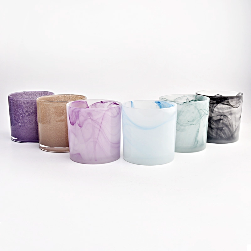 Frosted Glass Candle Jars Mable Decorative Glass Candle Holders Frosted Glass Candle Jars Mable Decorative Glass Candle Holders