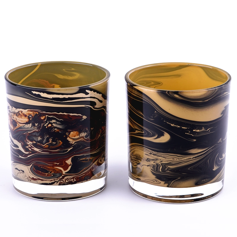 Wholesale Cylinder Glass Candle Jars Customized Candle Glass Wholesale Cylinder Glass Candle Jars Customized Candle Glass
