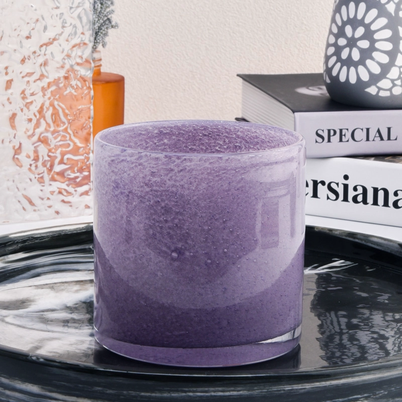 15oz Glass Candle Jars Hand-made Glass Candle Vessels Wholesale
