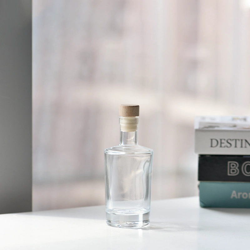 100ml glass diffuser reed bottle with wooden cork
