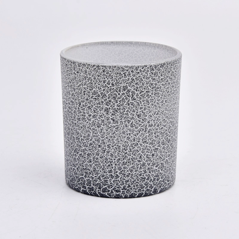 Cracked Surface Finishes Glass Candle Jars Cracked Surface Finishes Glass Candle Jars
