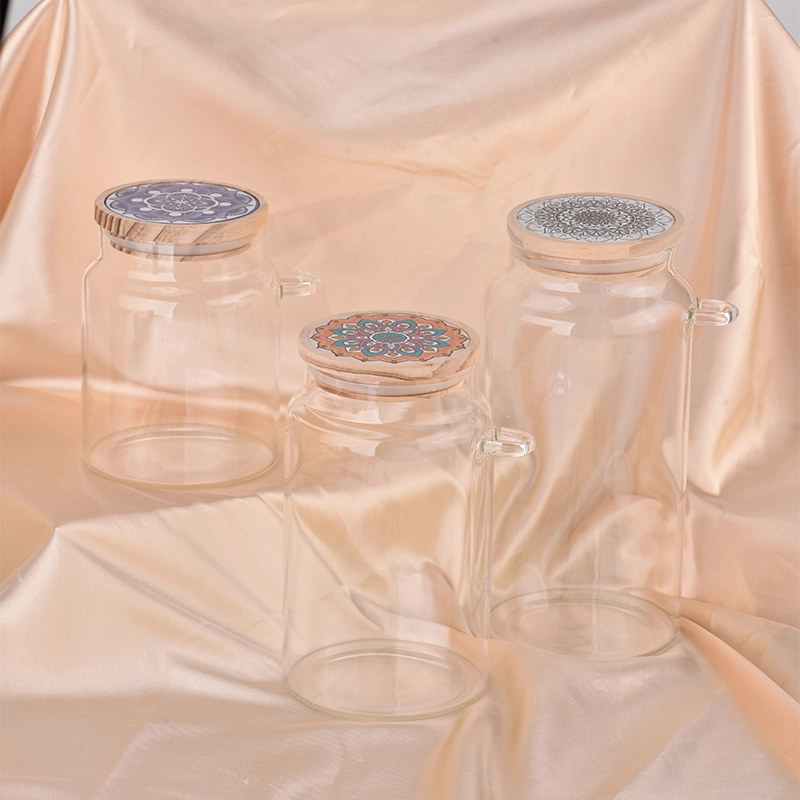 1200ML round clear glass bottle wholesale