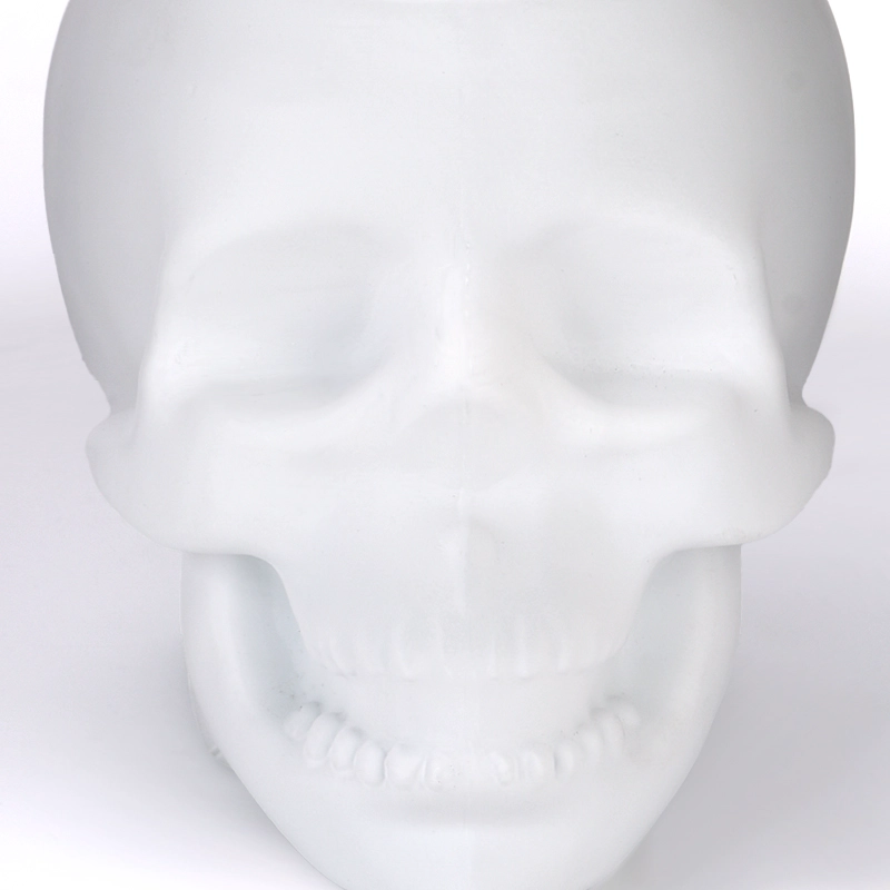 Unique matte skull glass candle jar wholesale