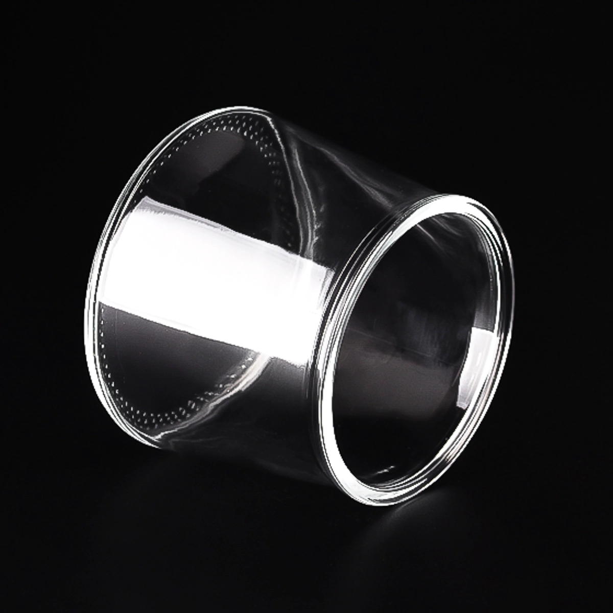 320ml clear glass candle holder home decor